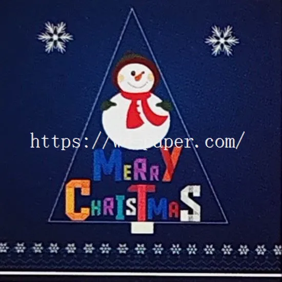 3-christmas beverage napkins